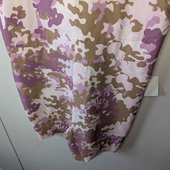 NWT ! INDYEVA VANE Short Overalls Camo Size Small Color Purple, Green And Cream - Picture 6 of 15